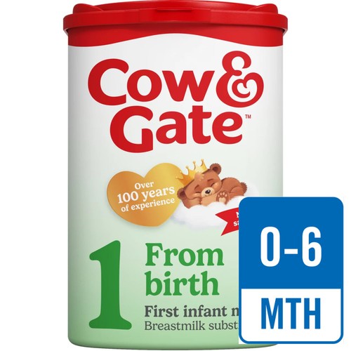 Cow & Gate 1 First Infant Baby Milk Formula Powder from Birth