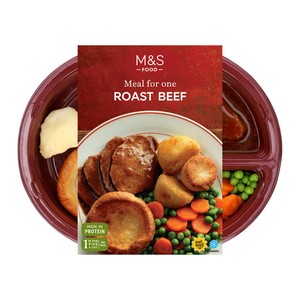 M&S Roast Beef Dinner with Yorkshire Pudding