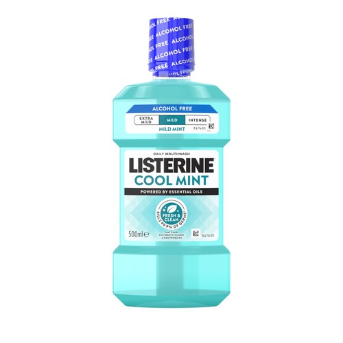 Listerine Cool Mint Mild Mint Alcohol Free Mouthwash
