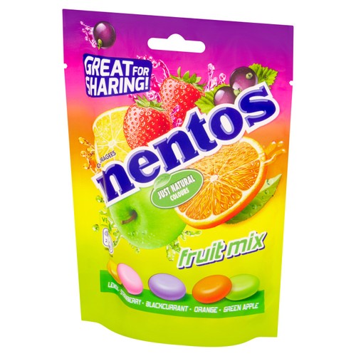 Mentos Fruit Mix Pouch Bag