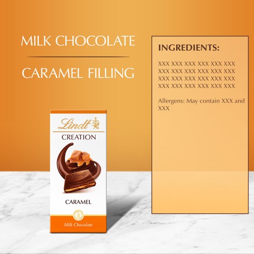 Lindt Creation Milk Caramel Chocolate Bar