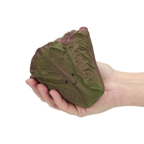 Petface Foodie Faces Lettuce Latex Dog Toy