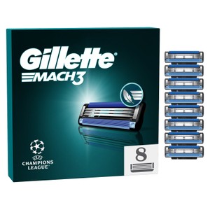 Gillette Mach 3 Turbo Razor Blades x8