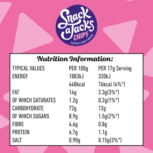 Snack a Jacks Chips Sweet & Salty Sharing Bag