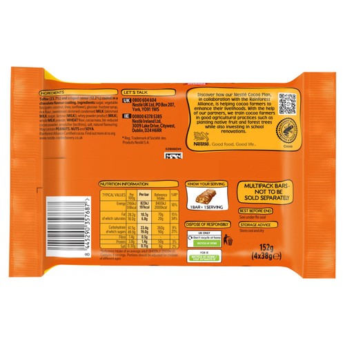 Toffee Crisp Biscuit Bars Multipack