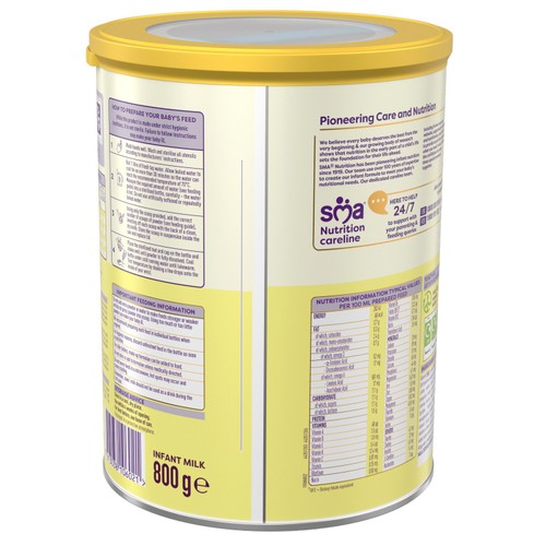 SMA Extra Hungry Baby Milk Powder Infant Formula 800g