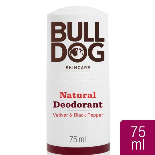 Bulldog Black Pepper & Vetiver Natural Roll-On Deodorant