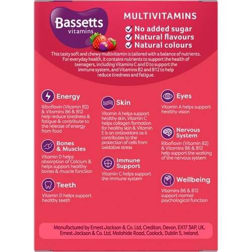 Bassetts Vitamins Multivitamins Summer Berries 12-18 years