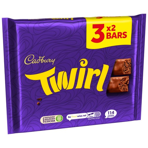 Cadbury Twirl Chocolate Bar Multipack