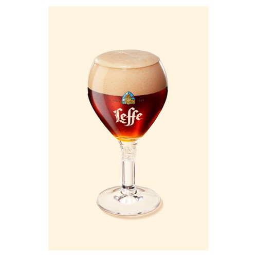 Leffe Brune Belgian Lager Beer Bottle