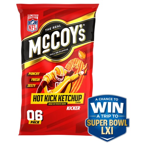 McCoy's Hot Kick Ketchup Multipack Crisps
