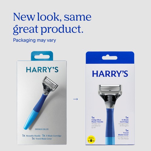Harry's Truman Razor & Blade Navy Blue