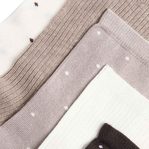 M&S Womens Supersoft Crew Socks, Chocolate, 6-8