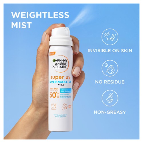 Ambre Solaire Over Makeup Super UV Sunscreen Protection Mist SPF50