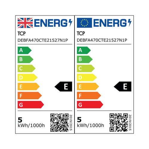 TCP Clear Glass Filament Classic E27 4.2W Warm White