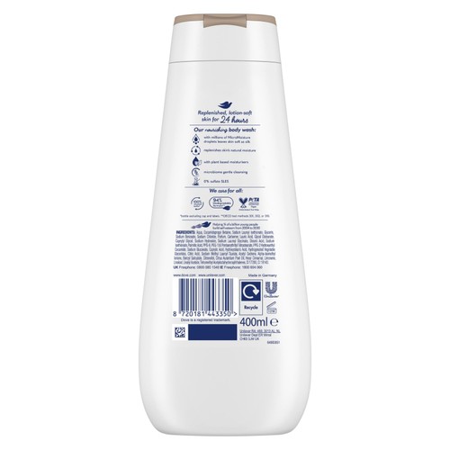 Dove Nourishing Silk Advanced Care Body Wash Shower Gel