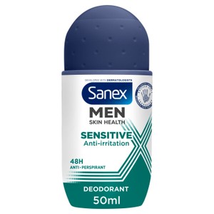 Sanex Derma Care Sensitive 48 Hour Antiperspirant Roll On Deodorant 50ml