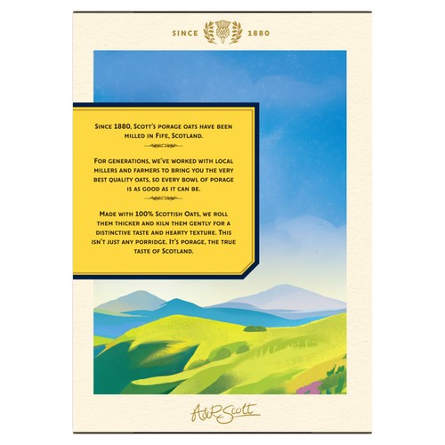 Scott's Porage Original Porridge Cereal Oats