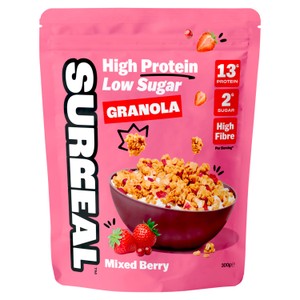 Surreal High Protein Low Sugar Mixed Berry Granola