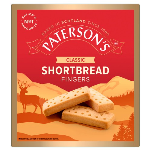 Paterson's Classic Shortbread Fingers Biscuits