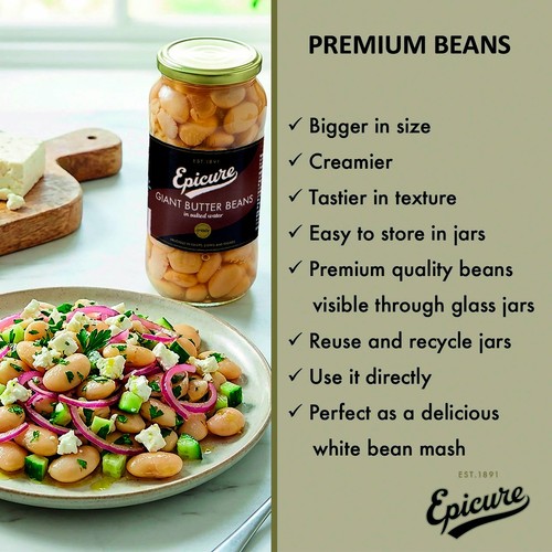 Epicure Giant Butter Beans in Water