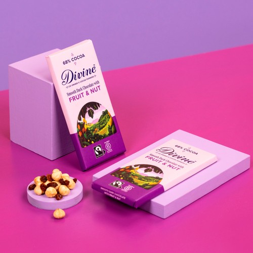 Divine 68% Dark Chocolate with Fruit & Nut