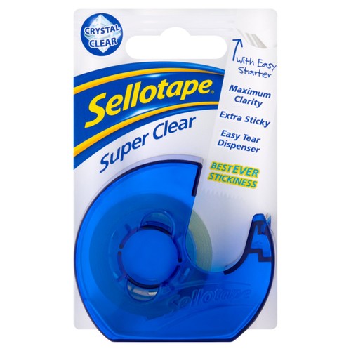 Sellotape Super Clear Dispenser 18mm