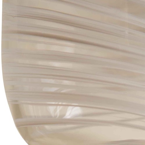 M&S Medium Swirl Glass Vase, Beige