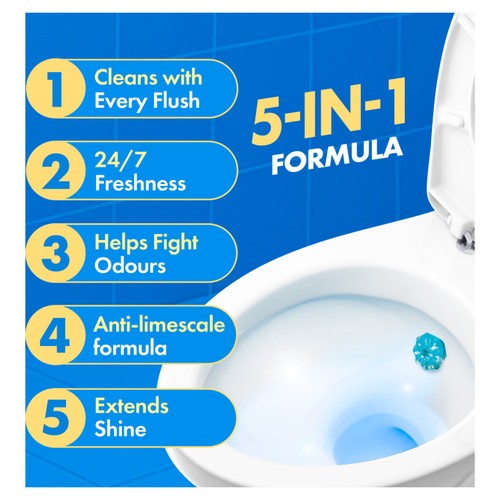 Duck Toilet Fresh Discs Duo Refills Marine