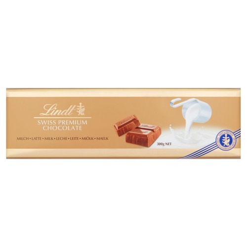 Lindt Gold Swiss Premium Milk Chocolate Bar