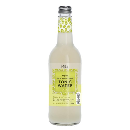 M&S Light Sicilian Lemon Tonic Water