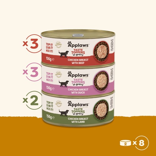 Applaws Taste Toppers Chicken Gravy Multipack