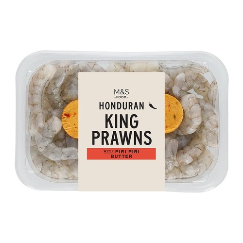 M&S Honduran King Prawns with Piri Piri Butter