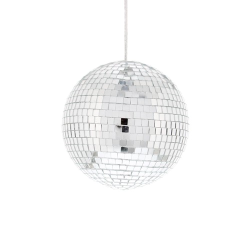 Hanging Silver Disco Ball