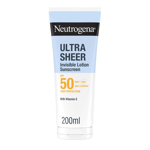Neutrogena Ultra Sheer Body Sunscreen Lotion SPF50