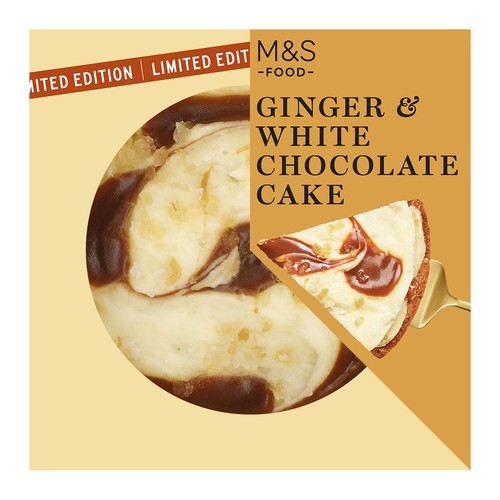 M&S Ginger & White Chocolate Cake
