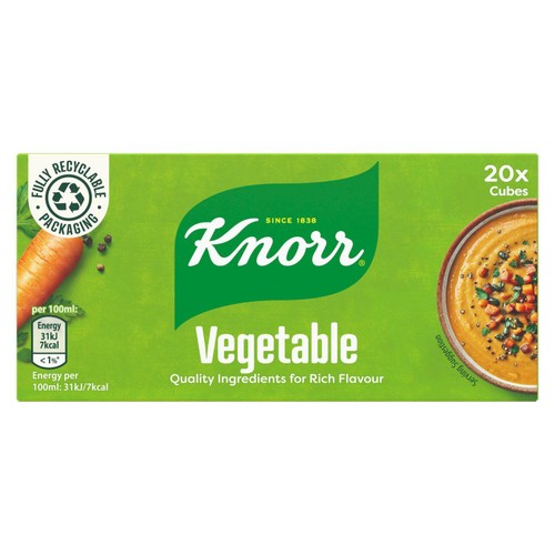 Knorr 20 Vegetable Stock Cubes