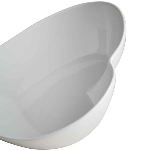 M&S Maxim Large Heart Serving Bowl, White