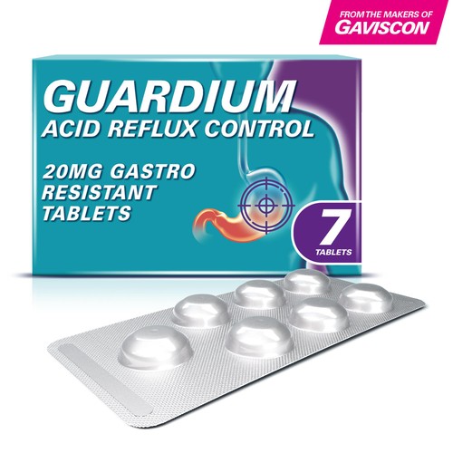 Guardium Acid Reflux Control Tabs Heartburn Indigestion