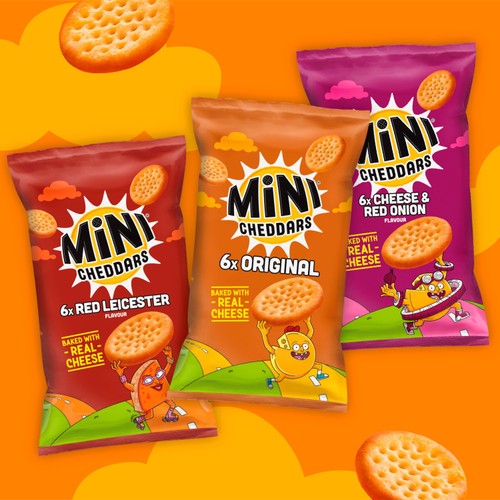 Jacob's Mini Cheddars Original Multipack Baked Snacks