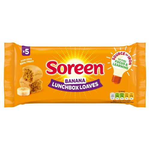 Soreen 5 Individual Banana Lunchbox Loaves