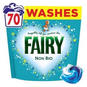 Fairy Platinum Non Bio Pods Washing Capsules 70 Washes
