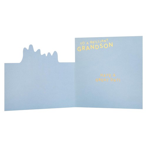 M&S Grandson Cake Birthday Card