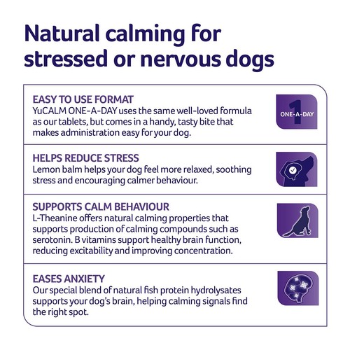 YuMOVE Chewies One a Day Dog Calming Supplement, Large Dog