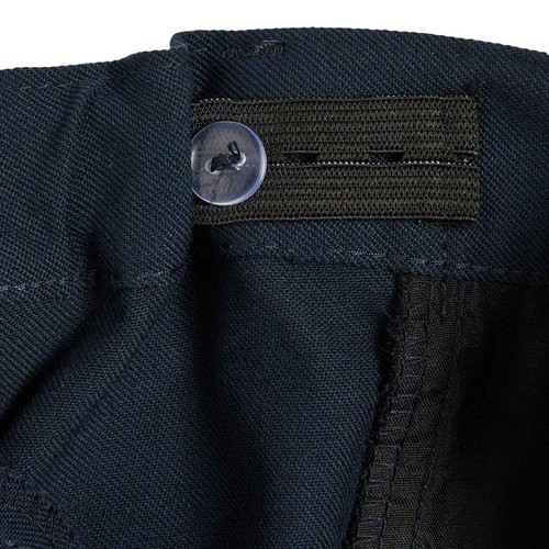 M&S Boys Slim Leg School Trousers, 7-8 Years, Navy
