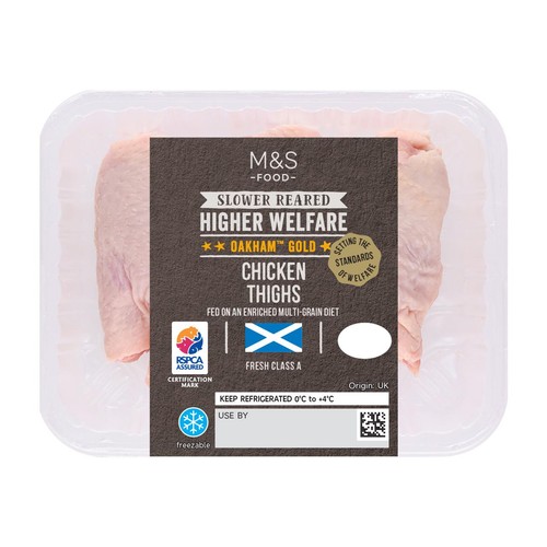 M&S Oakham Gold Chicken Thighs