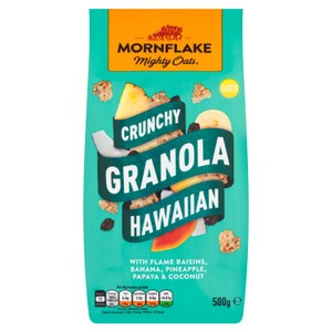 Mornflake Hawaiian Granola with Raisins, Banana, Pineapple, Papaya &Coconut