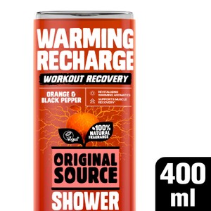 Original Source Mens Workout Recovery Warming Recharge Shower Gel