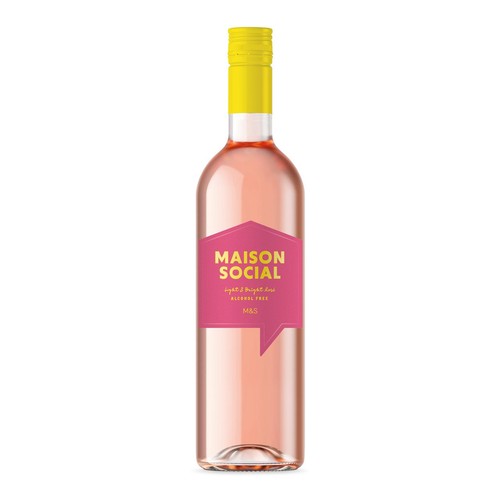 M&S Alcohol Free Fruity and Bright Rose