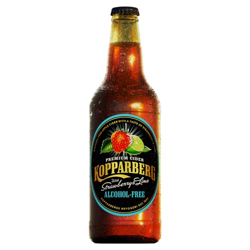 Kopparberg Alcohol Free Strawberry & Lime Cider